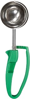 Zeroll 2012 Universal Standard Length EZ Disher Food Portion Control Scoop Designed for Right or Left Hand Use Dishwasher Safe NSF Approved, 2 1/2-Inch, Green