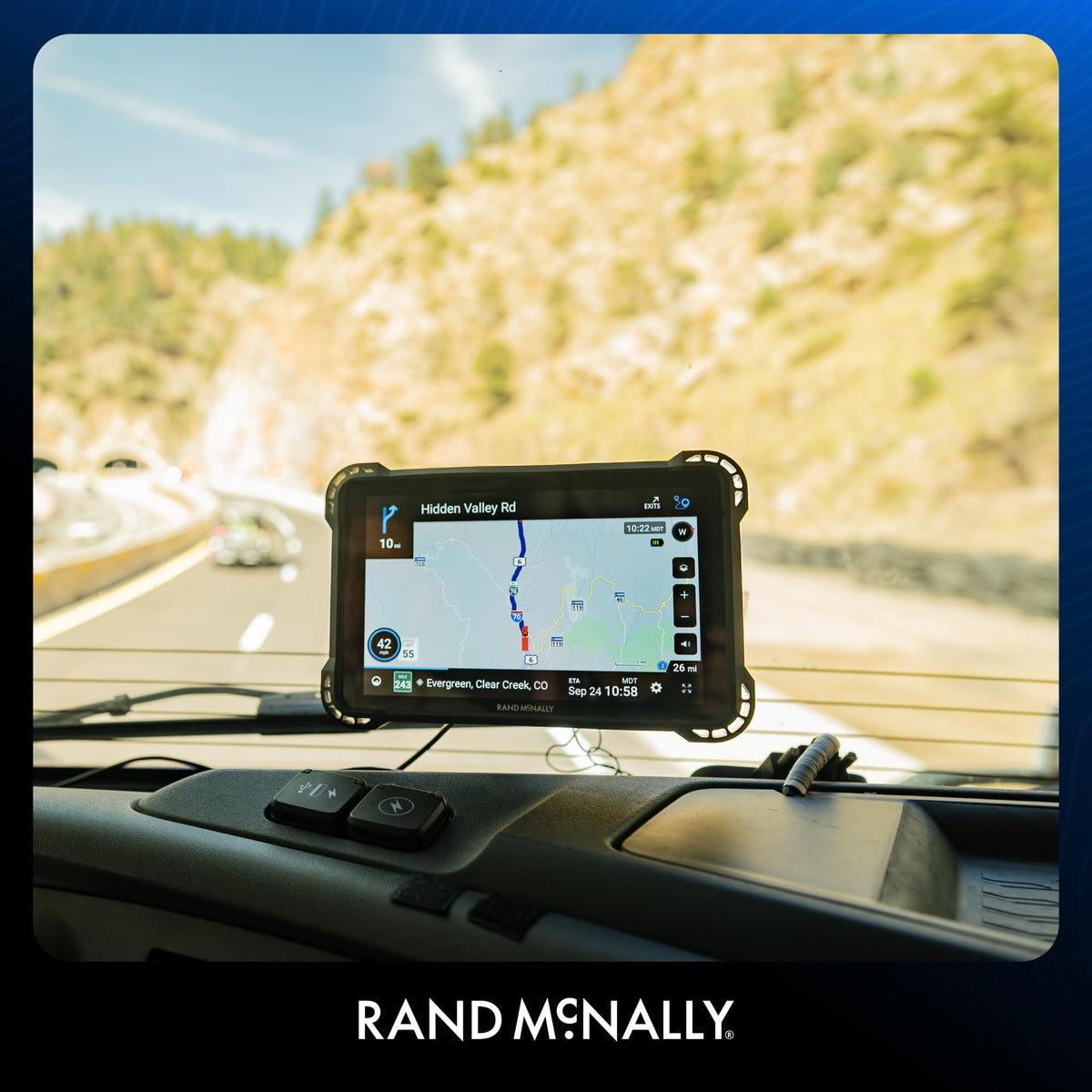 Rand McNally Rand Tablet 7 in (NEW) / 7 inch / Black Car Electronics