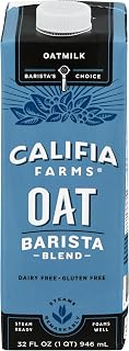 Califia Farms Oat Barista Blend Dairy Free Gluten Free, 32 Fl Oz