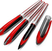 Uni-Ball Air - 0.7mm Medium Rollerball - 3 Pack - Red - Uba-188-L