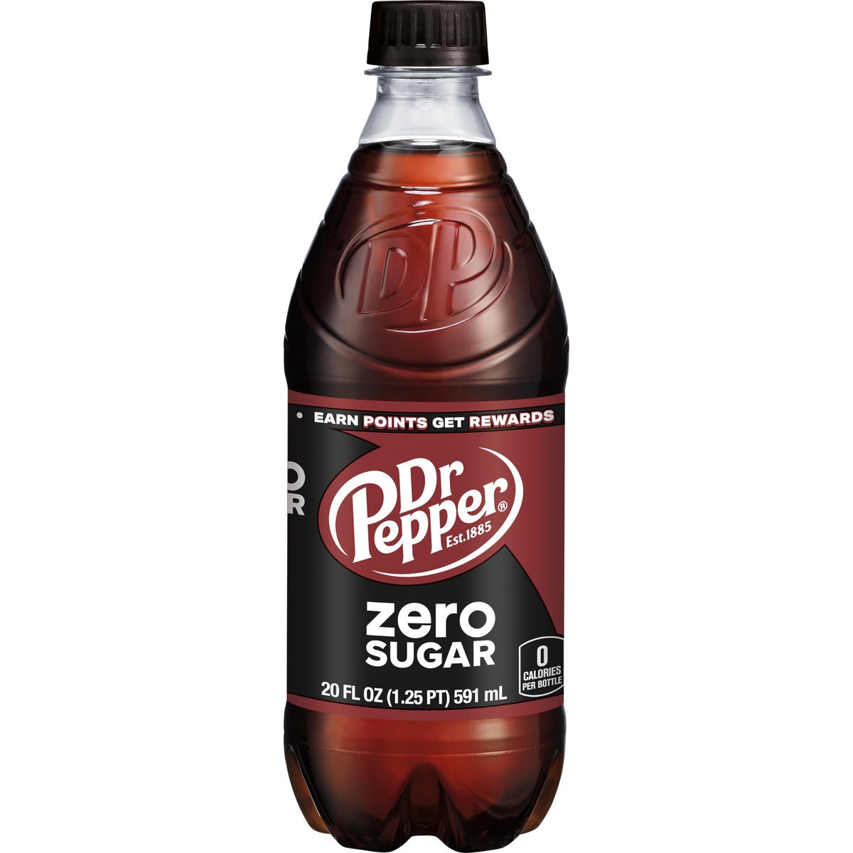 Dr Pepper 20 Fl Oz (Pack of 1) / Black / 1 Soft Drinks