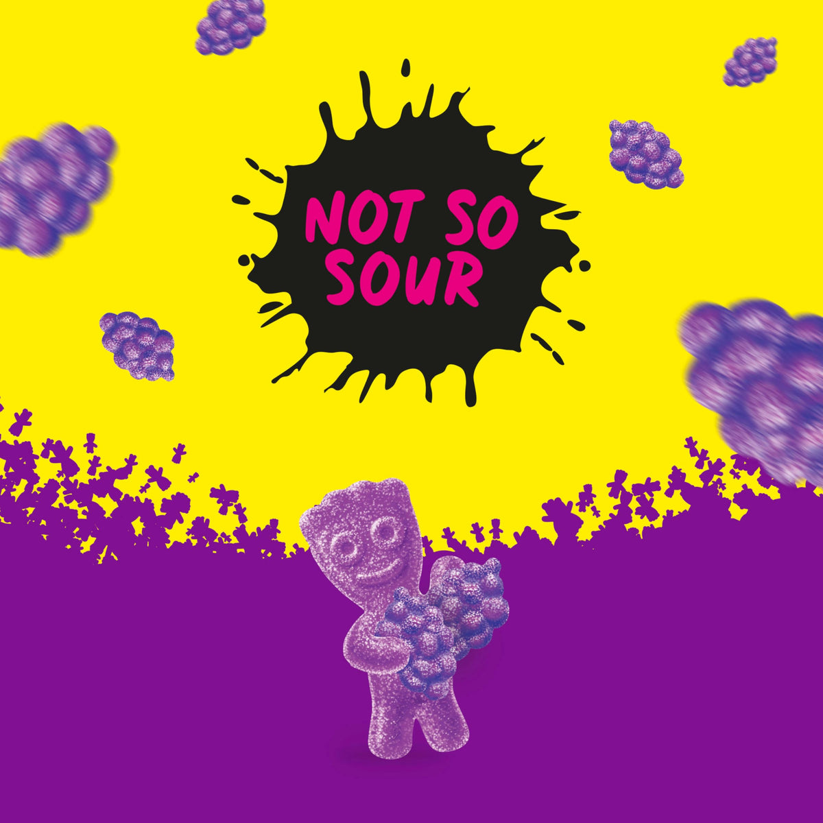 Sour Patch Kids Grape / 3.5 Ounce (Pack of 12) / 1 Gummy Candy