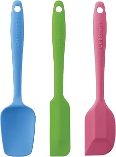 Cuisinart Mini Silicone Spatulas, Set of 3, Multicolor, CTG-00-S3MS