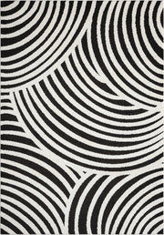 Abani 2x3 / Cream & Black / Modern Area Rugs
