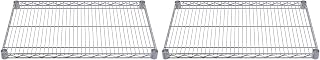 Akro-Mils AWS1830SHELF, NSF Certified Industrial Grade Chrome Wire Shelf, (18-Inch x 30-Inch), (8-Pack)