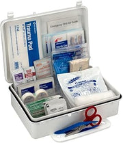 First Aid Only 6082 25-Person Emergency First Aid Kit for Office, Home, and Construction, 95 Pieces White