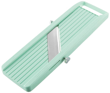 Vegetable Slicer Green (Old Version) by Benriner – 12 1/4 inches by 3 1/2 inches, Plastic, Green Nob Slicer, Model N4290