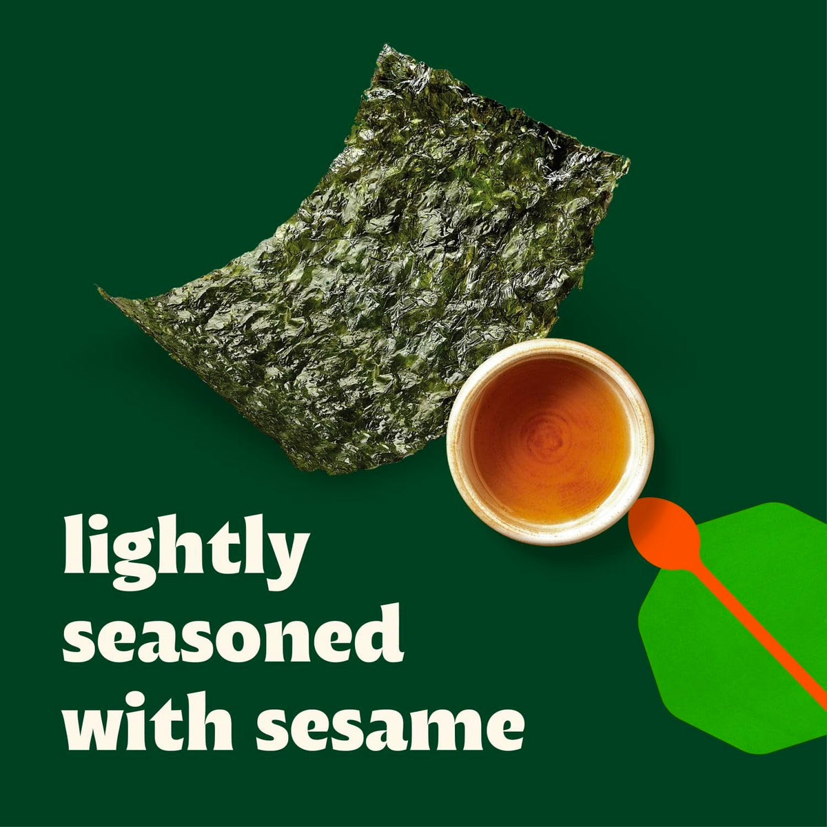 Sesame Flavor Seaweed Snack by bibigo – 0.35 Ounce (Pack of 4), Pack of 4, Model BIB54004