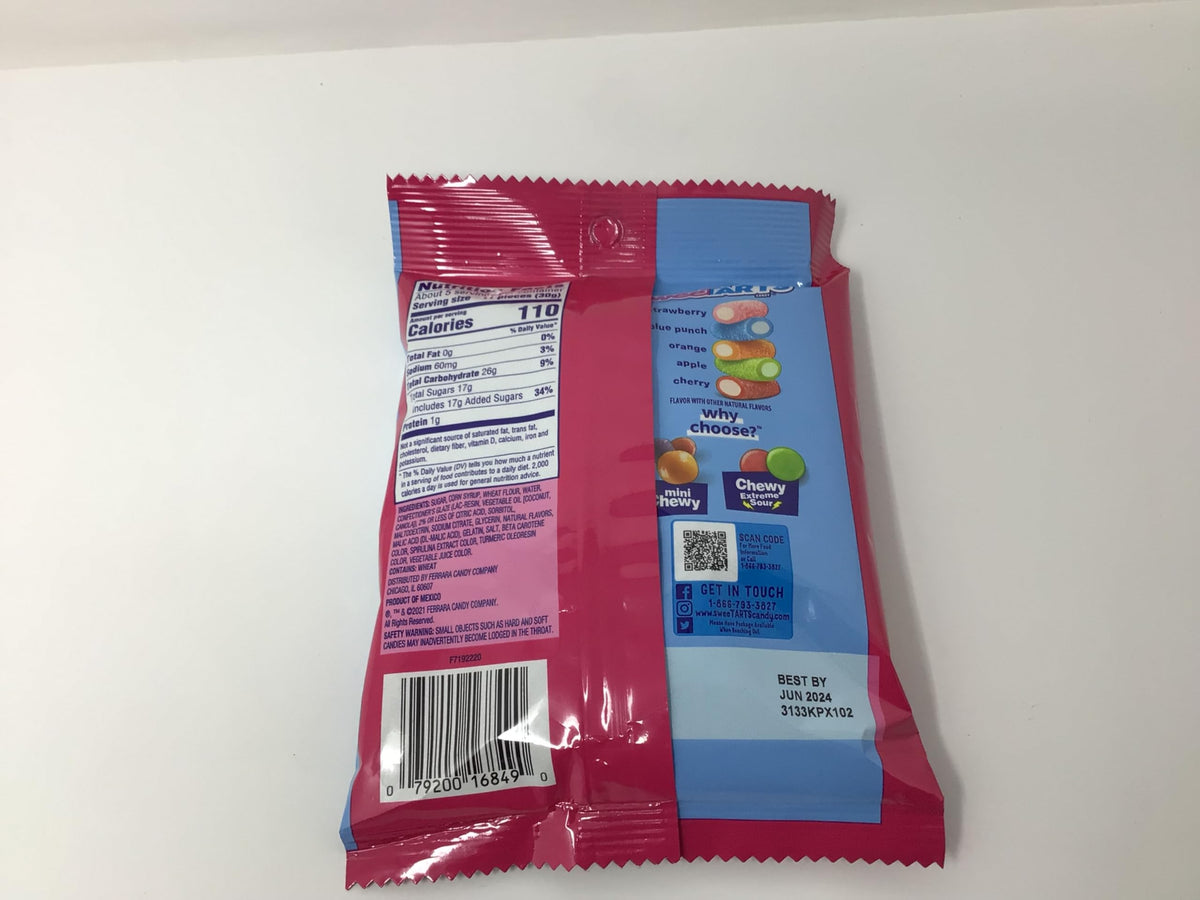 Mini Chewy Candy by SweeTARTS – 6 Ounce (Pack of 2), Multicolor, Model 5518