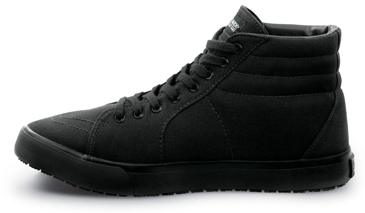 Mens Black L.A. Soft Toe SRO High-Top Athletic 10.0 M by SR Max – 10, Rubber, Black, Model Maxtrax