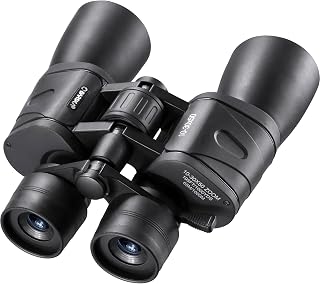 Barska 10-30x50 Gladiator Zoom Binoculars – Long Range Zoom Binoculars for Bird Watching, Stargazing & Hunting, Multi-Coated Lenses, Tripod Compatible, Crystal Clear Outdoor Viewing