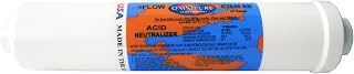 Omnipure Calcite Inline Filter 2"x10" Calcite(Neutralization) Filter w/ 1/4"Female Thread