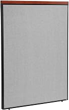 Global Industrial Office Partition Panel, Gray, 48.25 Inch Width x 61.5 Inch Height, 1 Piece, Designed for Office Cubicle and Workspace Productivity