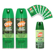 Deep Woods Dry Insect Repellent - Bug Spray 3 Pack & Towelettes by OFF! – 11 Piece Set, Model 2343710912