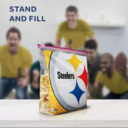 Ziploc Pittsburgh Steelers / 20 Count (Pack of 1) / 1.0 gallons Food Storage Bags