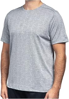 Reebok Men's Textured Active Tee (Griffin, Large)