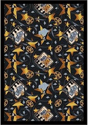 Joy Carpets Any Day Matinee Silver Screen Theater Area Rug, Charcoal