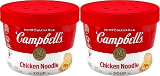 Campbell's Chicken Noodle Soup, 15.4 Oz Microwavable Bowl (Pack of 2)