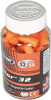 Radians Foam Ear Plugs NRR 32, 25 Count, Made in USA