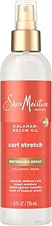 Shea Moisture Curl Stretch Refresher Spray Kalahari Melon Oil and Marula Oil Between Wash Style Stretcher Boosts Hydration, Fights Humidity and Frizz with Hyaluronic Serum 8 Fl Oz (Pack of 12)