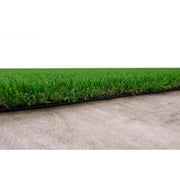 GreenSpace 4' x 6' Artificial Grass Rug by Joy Carpets – 4' x 6' (Rectangular), Polyethylene (PE), Green, Model 624N