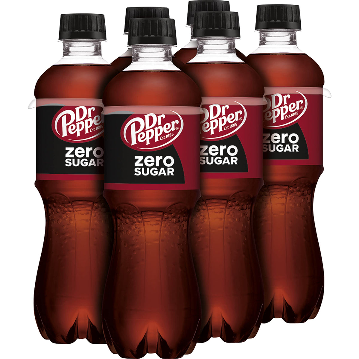 Dr Pepper 16.9 Fl Oz (Pack of 6) / Red, Green / 1 Soft Drinks