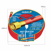 Jackson 3/4 in. x 100 ft. Hot Water Hose / Heavy Duty / 1 Tubing & Hoses