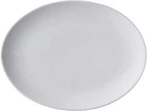 EB-14 Ventana Oval Coupe Platter, 13-1/4" x 10-1/4", Porcelain White (Pack of 12)