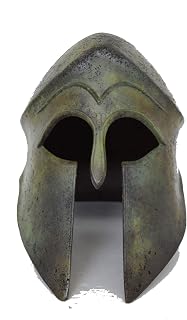 Greek Spartan Corinthian Helmet-Antique Style-Bronze Item-King Leonidas-Real Size