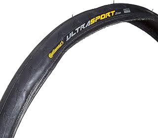 Continental Ultra Sport II Folding Bike Tire - Road Cycling Tire, PureGrip Compound (23c, 25c, 28c, 32c)