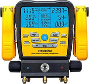 Fieldpiece SM382V Wireless 3-Port SMAN Refrigerant Manifold with Vacuum Gauge – Digital Gauges for HVAC & Refrigeration