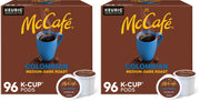 Colombian, Single Serve Coffee Keurig K-Cup Pods, Medium Roast, 96 Count (8 Packs of 24) by McCafe – 24 Count (Pack of 8), Pack of 8, Model 10043000080396