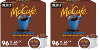 Colombian, Single Serve Coffee Keurig K-Cup Pods, Medium Roast, 96 Count (8 Packs of 24) by McCafe – 24 Count (Pack of 8), Pack of 8, Model 10043000080396