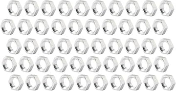 Allstar Performance ALL18294-50 3/4"-16 RH Hex Steel Jam Nuts 50 Pack