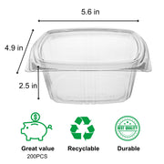 KODA CUP 16oz / Clear / 16.0 fluid_ounces Clamshell Take Out Containers