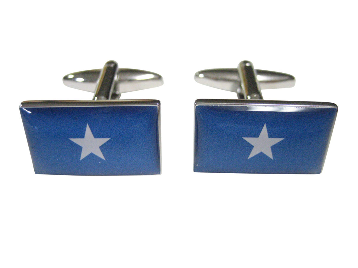 Federal Republic of Somalia Flag Cufflinks by Kiola Designs – Commercial Grade