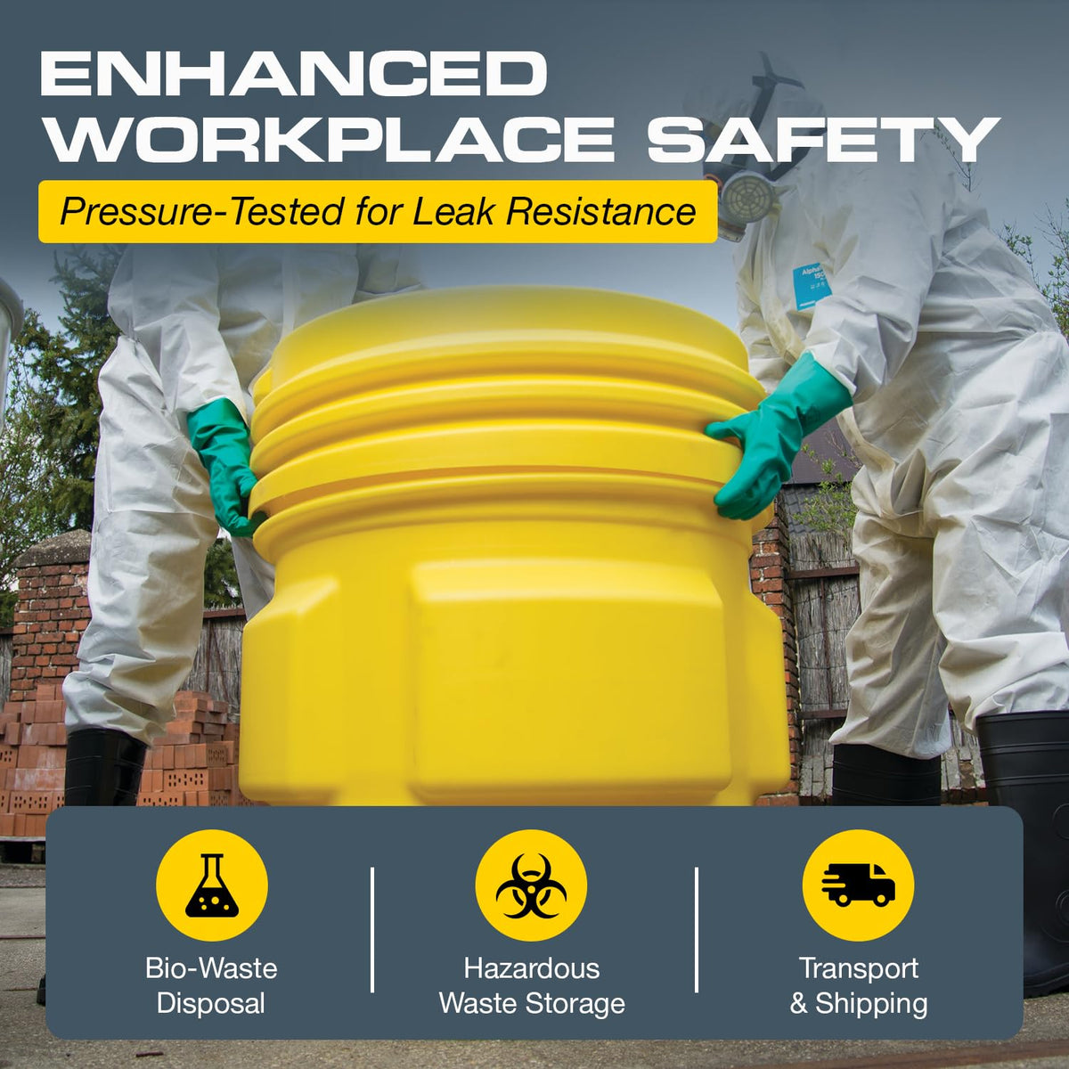 Eagle 95 Gallon / Yellow / Compact Hazardous Storage Equipment