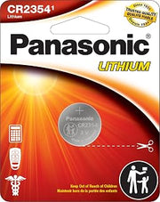 Panasonic CR2354 3.0 Volt Long Lasting Lithium Coin Cell Batteries in Child Resistant, Standards Based Packaging, 1-Battery Pack