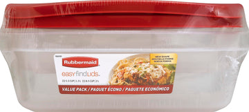 5.5 Cup and 8.5 Cup Easy Find Lid Containers Value Pack by Rubbermaid – 8.5 cups, 2.0 liters, Plastic, Blue, Model 2049351