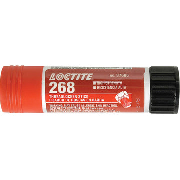 QUICKSTIX 268 THREADLOCKER HIGH Strength 19G by Loctite – Brass, Red, Model 826035