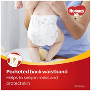 Little Snugglers Baby Diapers by HUGGIES – 52 Count (Pack of 1), Rubber, White