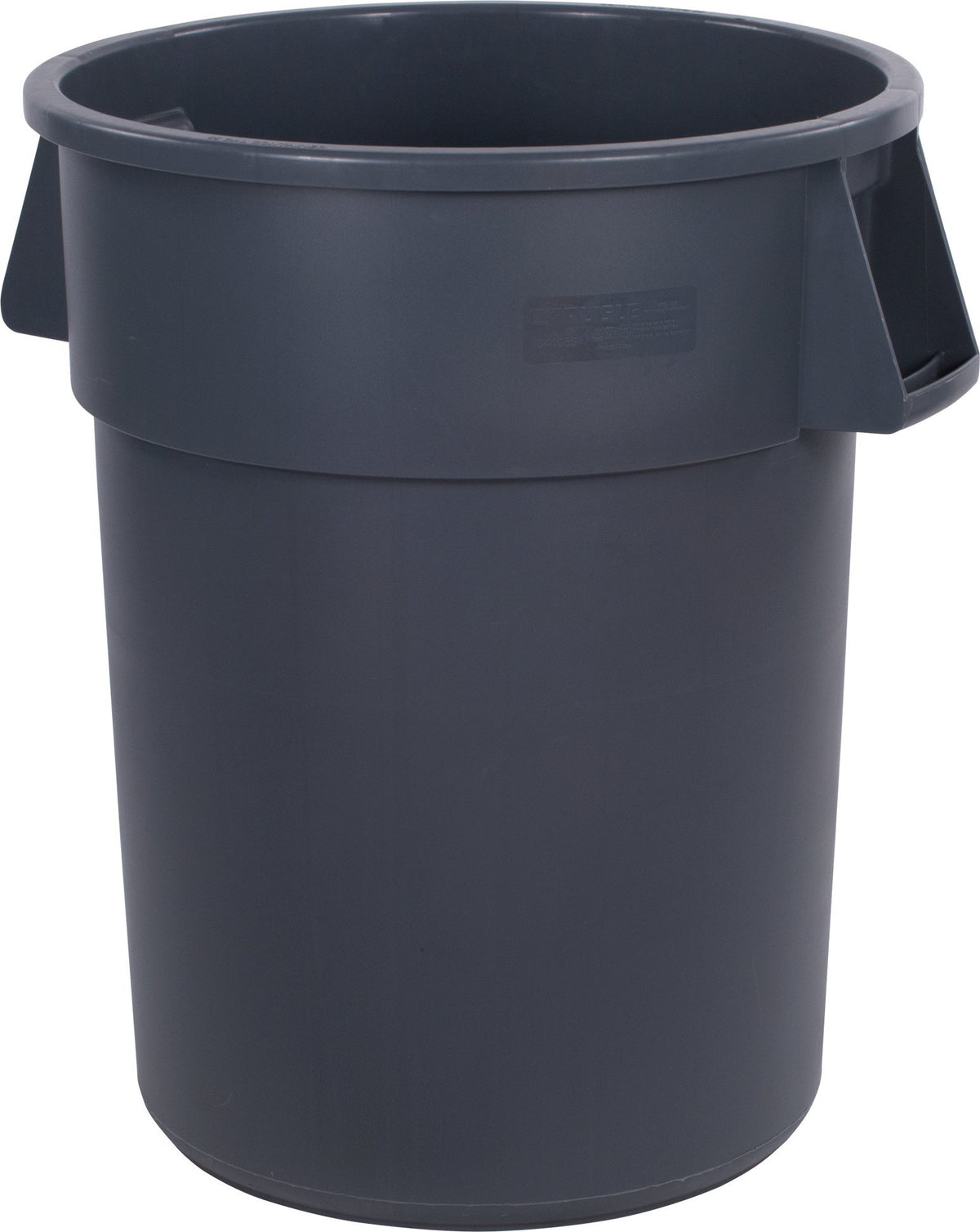 CFS Bronco Round Waste Container Only by Carlisle FoodService Products – 55.0 gallons, Polyethylene (PE), Gray, Model 34105523
