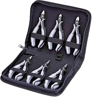 KNIPEX 00 20 16 P ESD "ESD" Precision Electronics Gripping Pliers-Set (6 Piece)