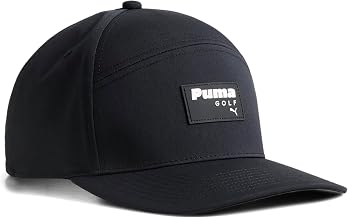 Puma New Age Men's Golf Hat, Puma Black-White Glow, One Size