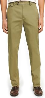 Brooks Brothers Men's Stretch Supima Cotton Poplin Chino Slim Fit Pants