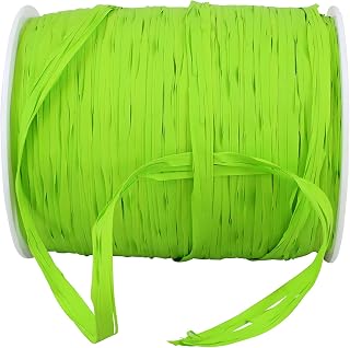 Reliant Ribbon Raffia 2 Rd Ribbon, 3/8 Inch X 100 Yards, Lime
