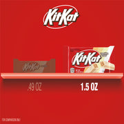 Vanilla Flavored Wafer Candy Bars by Kit Kat – 1.5 oz, Pack of 24