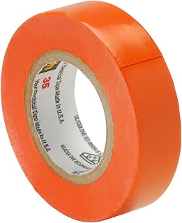 3M Scotch¨ Vinyl Color Coding Electrical Tape 35-1/2" Wide, 20 feet, Orange (1 Rolls)