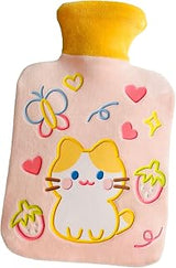 Hot Water Bottle Bag Hotpack for Pain Relief from Headaches, Cramps, Arthritis, Back Pain, Sore Muscles (Color : Dinosaur, Size : 1000ml)