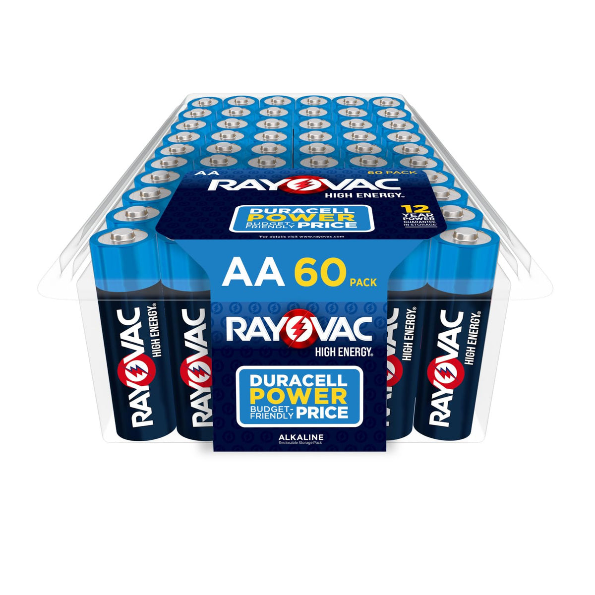 AA Batteries by Rayovac – AA, Multicolor, Model 815-60PPK